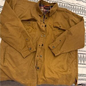 Men's Brown Jacket - Flannel Lined